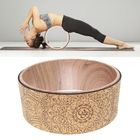 La roue de rouleau de yoga de forme physique, yoga de bande de roue de yoga de liège entoure l'outil de formation de dos de séance d'entraînement de gymnase fournisseur
