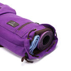 Le tapis de yoga de grande capacité portent le sac à dos durable de Pilates de yoga de coton de toile de transporteur de sac fournisseur