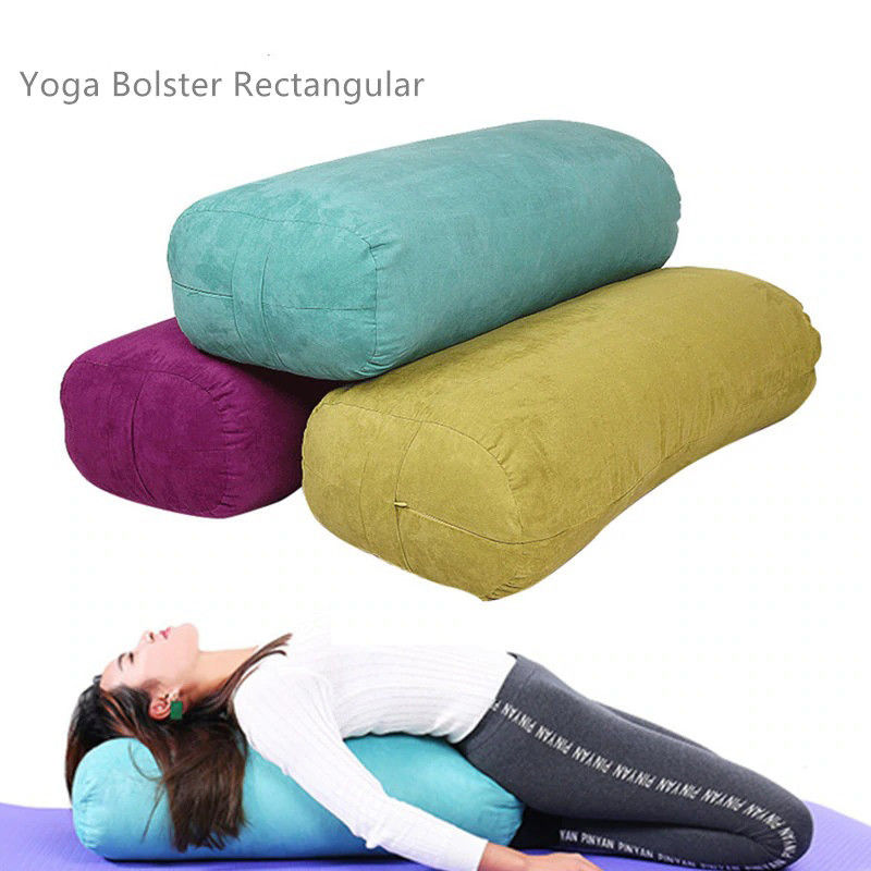 Matériel organique de coton de yoga de coussin rectangulaire de traversin pour le massage fournisseur