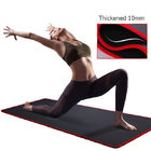 10mm a épaissi le tapis d'exercice de yoga/non le tapis de forme physique de gymnase de glissement avec le sac et la courroie de yoga fournisseur