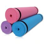 Anti tapis coloré de yoga de glissement, tapis épais d'exercice de forme physique de gymnase avec des bandages fournisseur