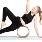 Roue auxiliaire de yoga de liège naturel de salto de roue de rouleau de yoga de modèle de mandala/roue de massage fournisseur