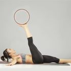 La roue de rouleau de yoga de forme physique, yoga de bande de roue de yoga de liège entoure l'outil de formation de dos de séance d'entraînement de gymnase fournisseur