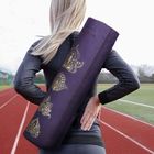Le plein gymnase d'exercice de fermeture éclair portent le sac, tissu d'Oxford de sac de courroie de yoga avec 2 poches fournisseur