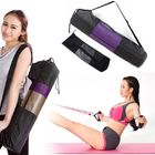 Le tapis portatif noir de yoga portent le sac du yoga des femmes en nylon légères de Pilates de sac fournisseur
