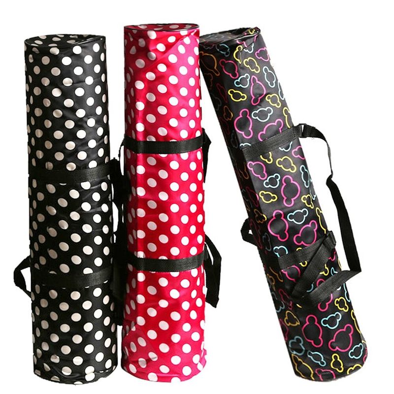 Le tapis matériel de yoga de polyester portent le produit hydrofuge de sac avec la poche de téléphone fournisseur